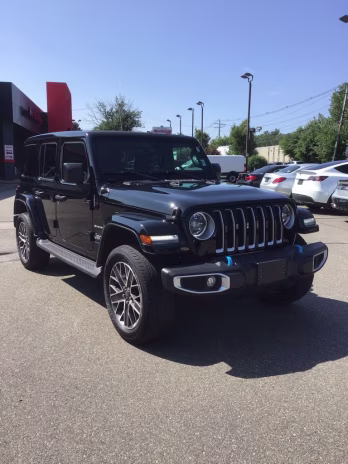 2023 Black Clearcoat Jeep Wrangler Sahara 4xe 4X4 SUV