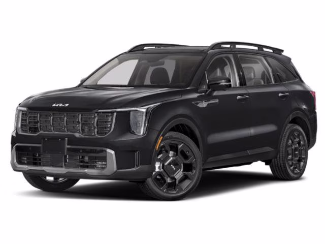 2025 Jungle Green Kia Sorento X-Line SX w/Leather, Panoramic Moonroof, AWD SUV