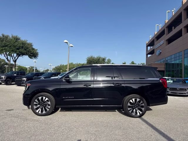 2025 Agate Black Metallic Ford Expedition Max Platinum 4X4 SUV