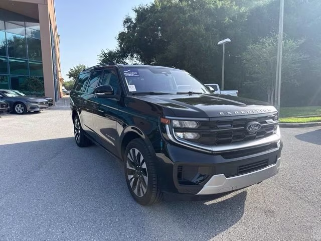 2025 Agate Black Metallic Ford Expedition Max Platinum 4X4 SUV