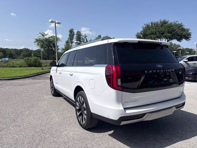 2025 Oxford White Ford Expedition Max Platinum 4X4 SUV