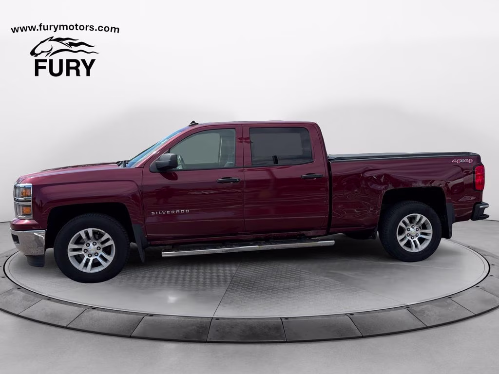 2014 Deep Ruby Metallic Chevrolet Silverado 1500 LT1 w/Preferred Equipt 4X4 Truck