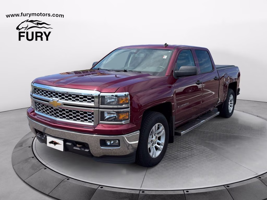2014 Deep Ruby Metallic Chevrolet Silverado 1500 LT1 w/Preferred Equipt 4X4 Truck