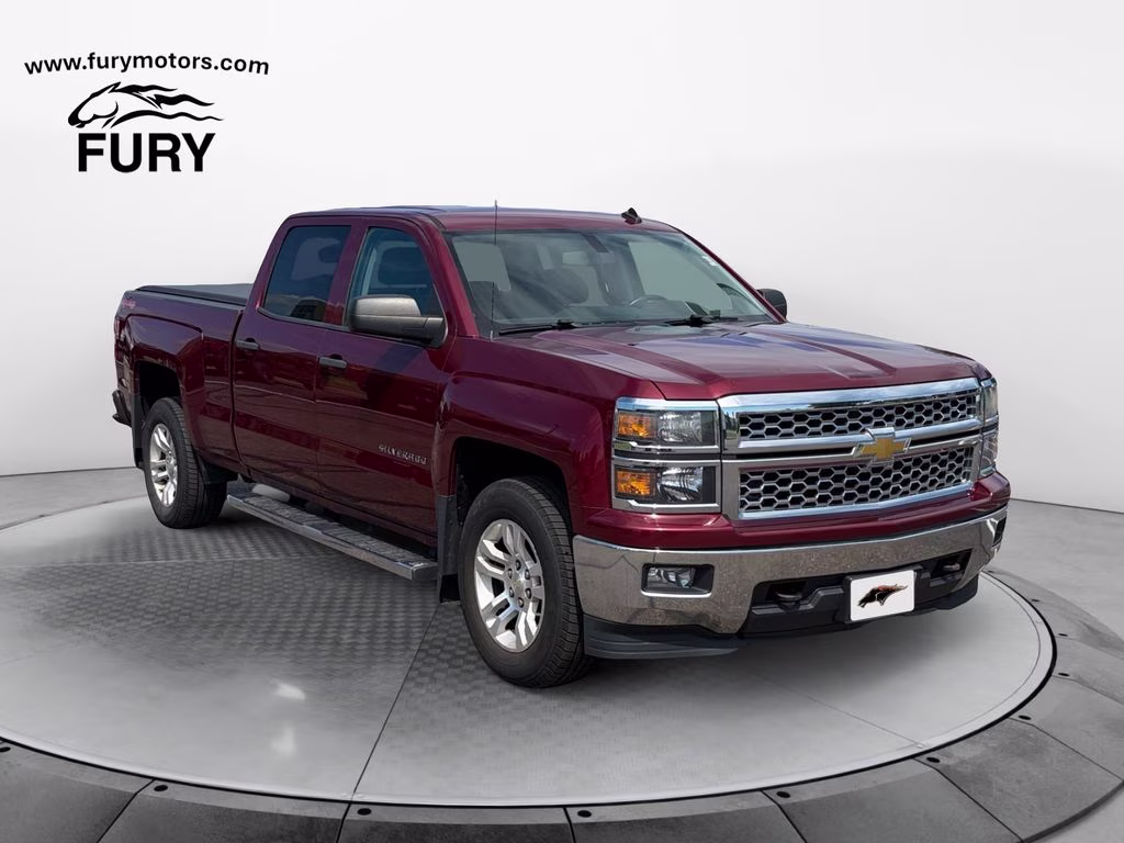 2014 Deep Ruby Metallic Chevrolet Silverado 1500 LT1 w/Preferred Equipt 4X4 Truck