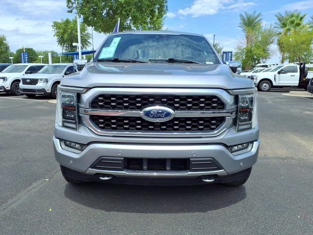 2021 Silver Metallic Ford F-150 Platinum 4X4 Truck