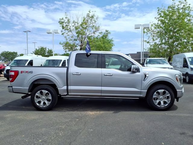 2021 Silver Metallic Ford F-150 Platinum 4X4 Truck