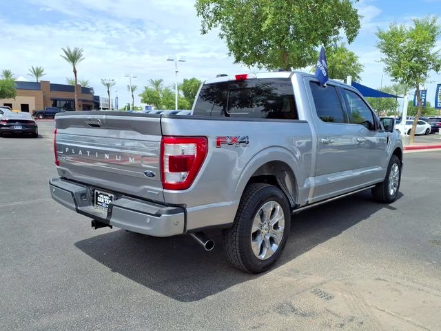 2021 Silver Metallic Ford F-150 Platinum 4X4 Truck