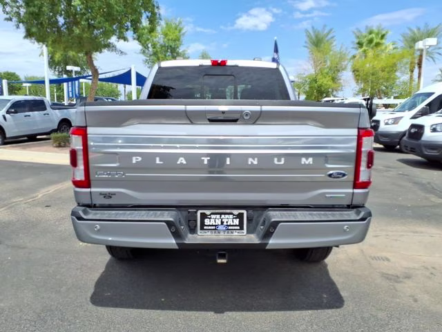 2021 Silver Metallic Ford F-150 Platinum 4X4 Truck