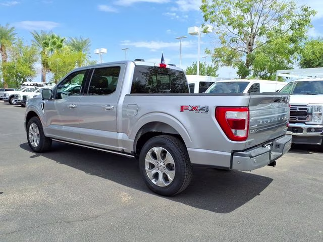 2021 Silver Metallic Ford F-150 Platinum 4X4 Truck