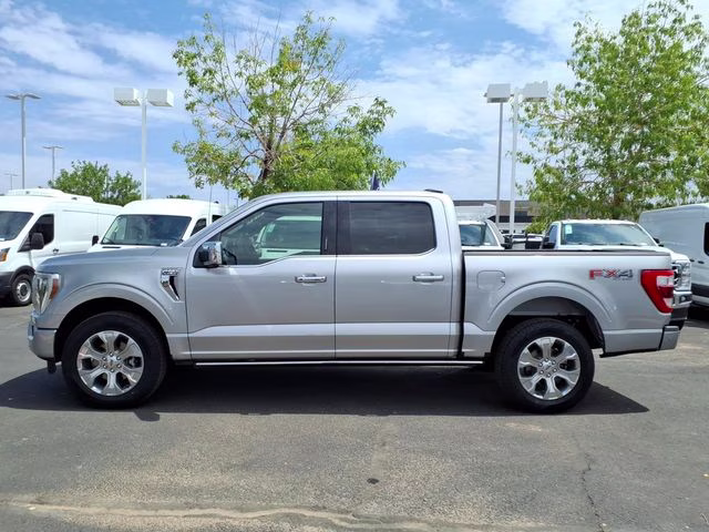 2021 Silver Metallic Ford F-150 Platinum 4X4 Truck