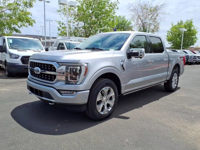 2021 Silver Metallic Ford F-150 Platinum 4X4 Truck