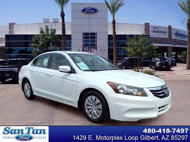 2012 Taffeta White Honda Accord LX FWD Sedan