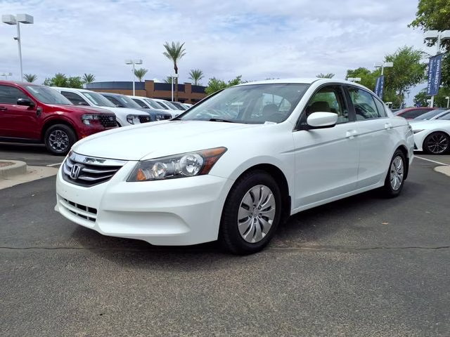 2012 Taffeta White Honda Accord LX FWD Sedan
