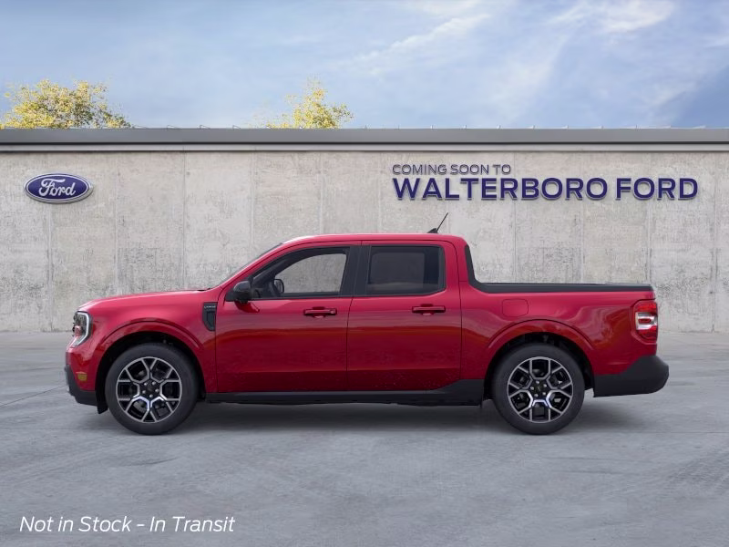 2026 Ruby Red Metallic Tinted Clearcoat Ford Maverick Lariat AWD Truck