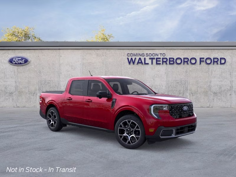 2026 Ruby Red Metallic Tinted Clearcoat Ford Maverick Lariat AWD Truck