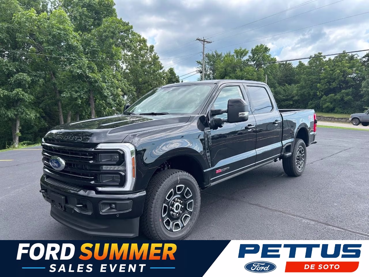 2026 Agate Black Ford Super Duty F-350 SRW Platinum 4X4 Truck