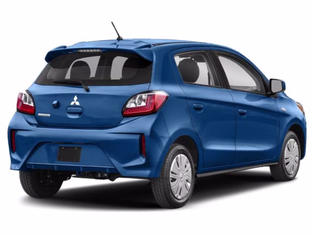 2021 Blue Mitsubishi Mirage ES FWD Hatchback