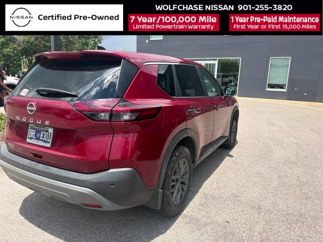2023 Scarlet Ember Tintcoat Nissan Rogue S FWD SUV