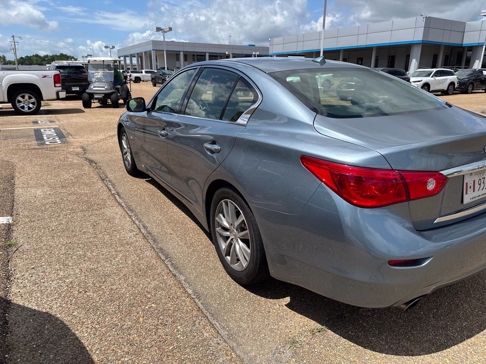 2016 Blue INFINITI Q50 3.0t Premium RWD Sedan