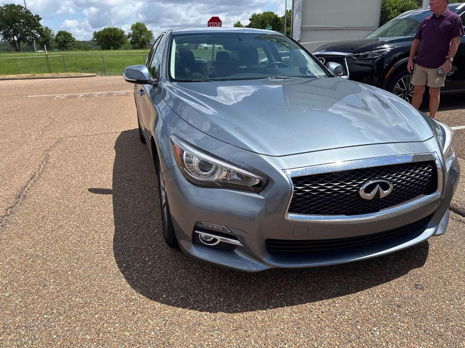 2016 Blue INFINITI Q50 3.0t Premium RWD Sedan