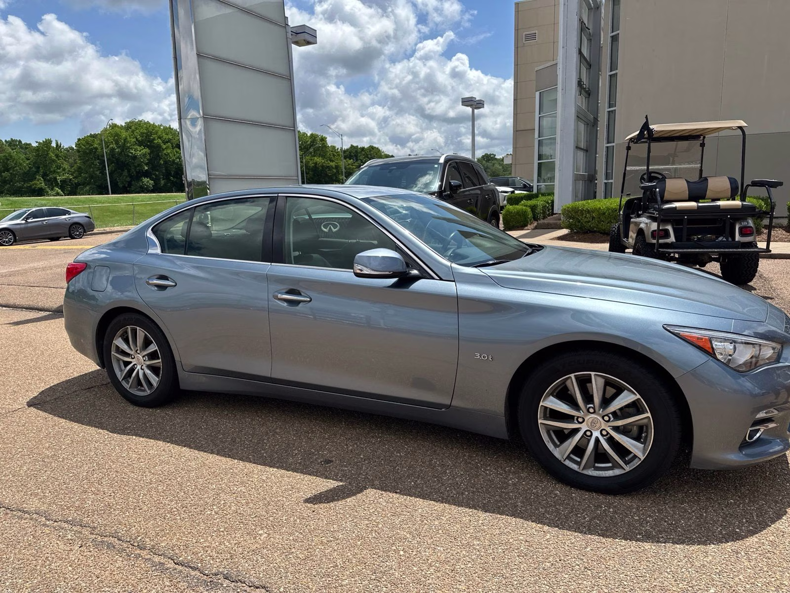2016 Blue INFINITI Q50 3.0t Premium RWD Sedan