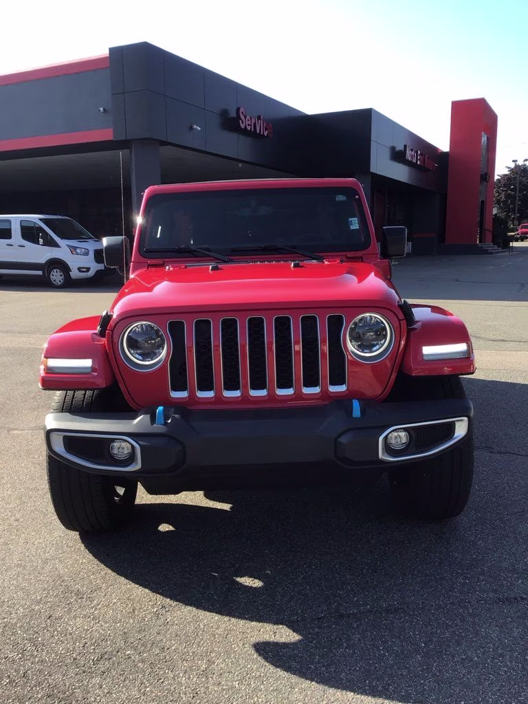 2023 Firecracker Red Clearcoat Jeep Wrangler Sahara 4xe 4X4 SUV