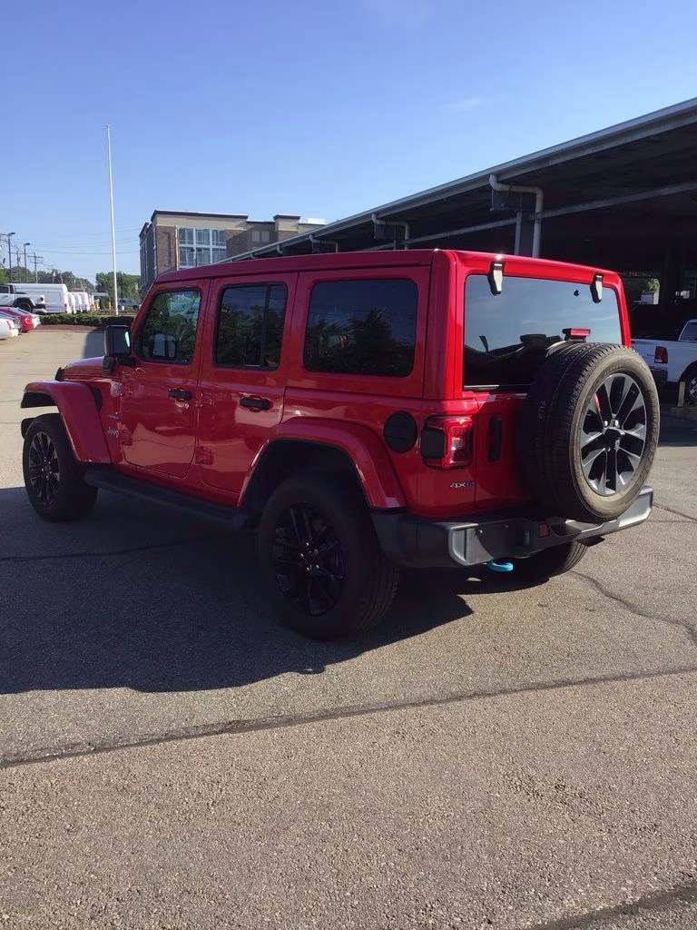 2023 Firecracker Red Clearcoat Jeep Wrangler Sahara 4xe 4X4 SUV