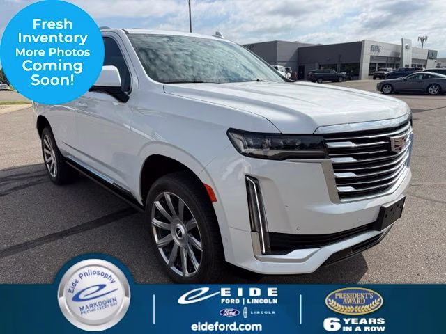 2024 Crystal White Tricoat Cadillac Escalade Premium Luxury Platinum 4X4 SUV