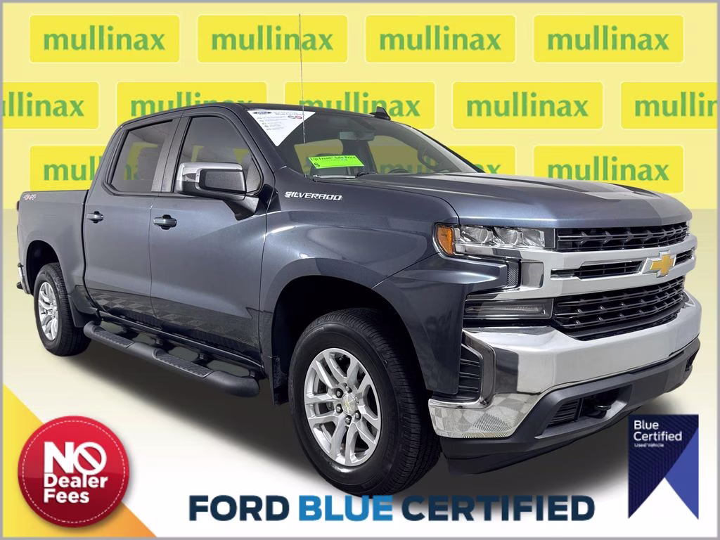 2021 Shadow Gray Metallic Chevrolet Silverado 1500 LT 4X4 Truck