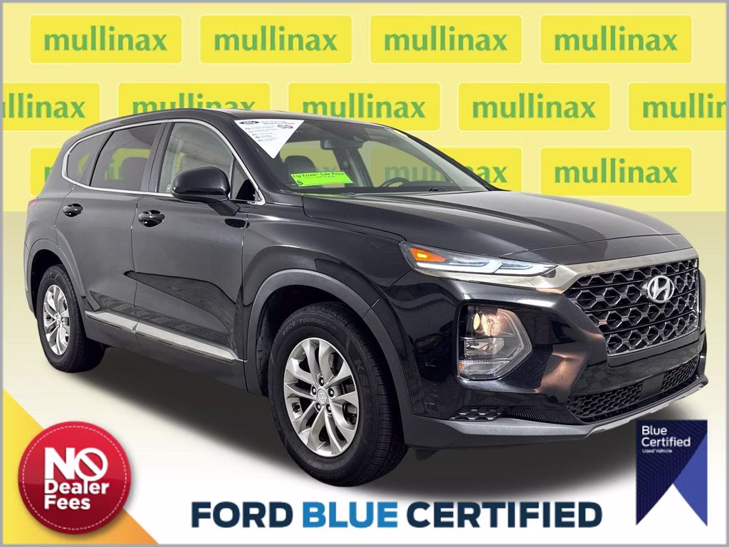2019 Twilight Black Hyundai Santa Fe SE FWD SUV