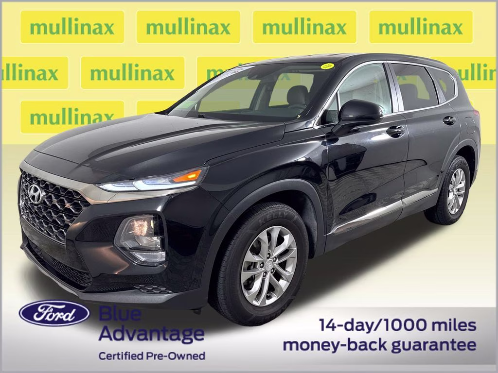 2019 Twilight Black Hyundai Santa Fe SE FWD SUV