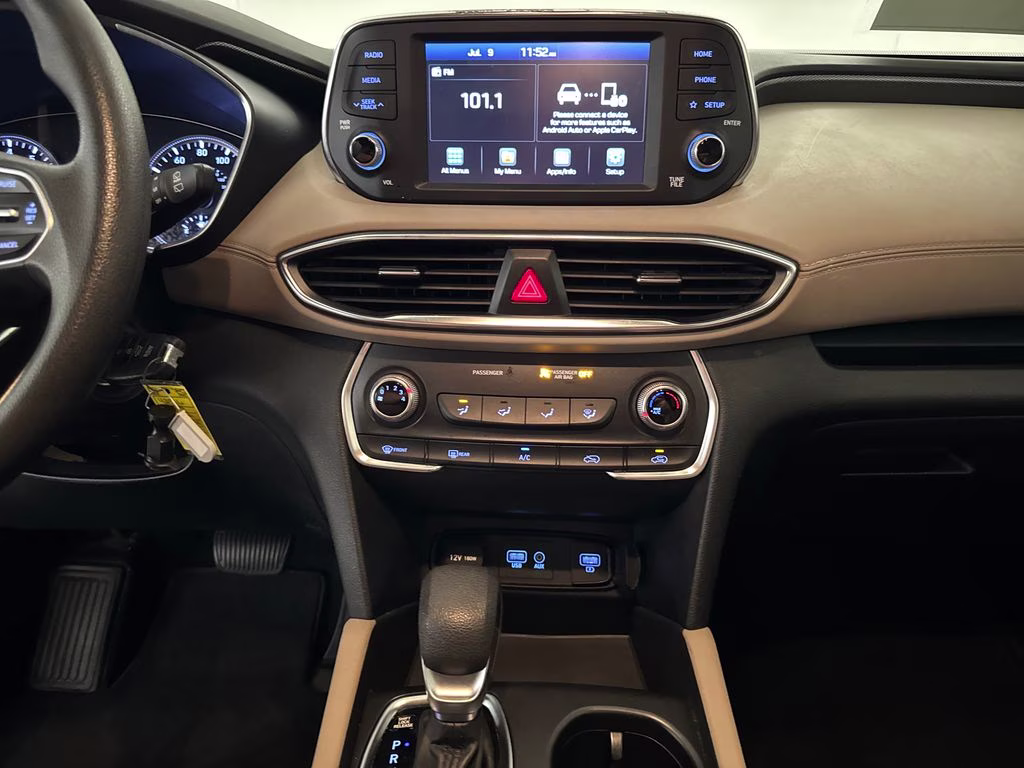 2019 Twilight Black Hyundai Santa Fe SE FWD SUV