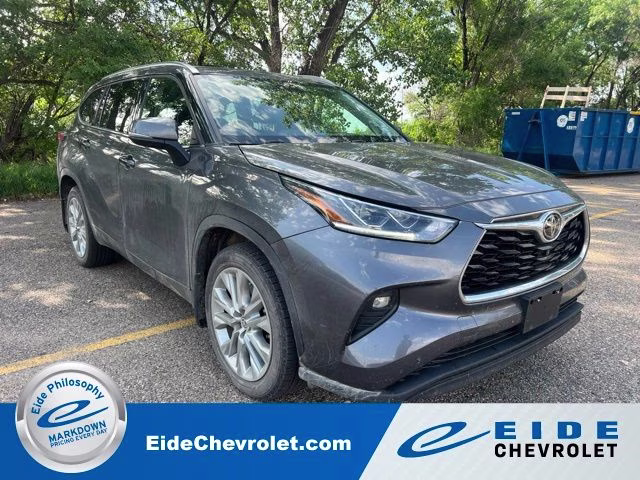 2021 Magnetic Gray Metallic Toyota Highlander Limited AWD SUV