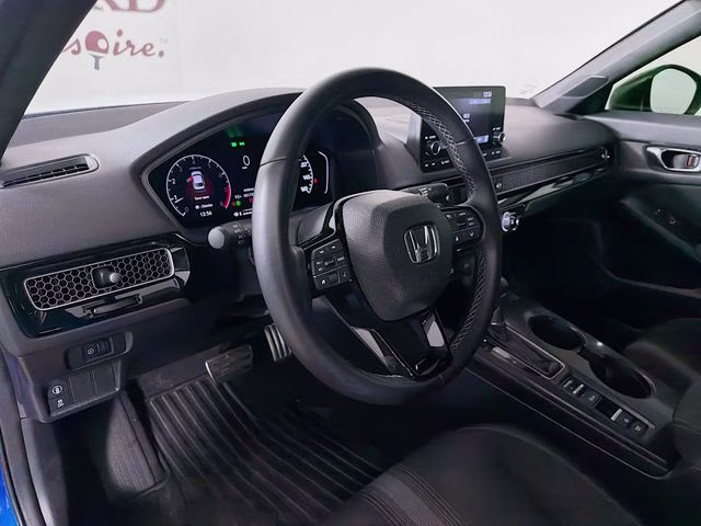 2022 Aegean Blue Metallic Honda Civic Sport FWD Sedan