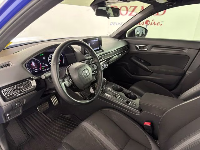 2022 Aegean Blue Metallic Honda Civic Sport FWD Sedan