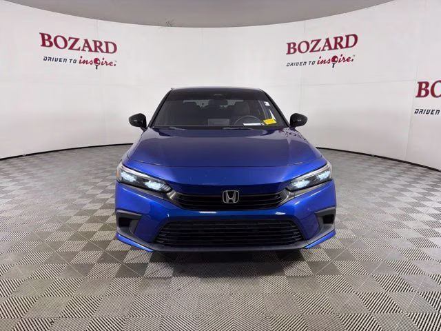 2022 Aegean Blue Metallic Honda Civic Sport FWD Sedan