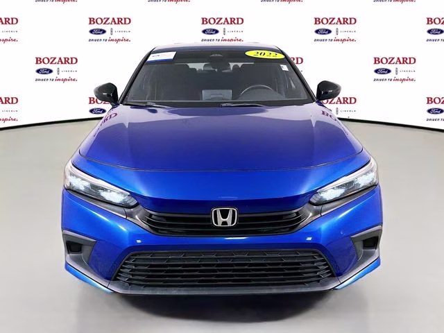2022 Aegean Blue Metallic Honda Civic Sport FWD Sedan