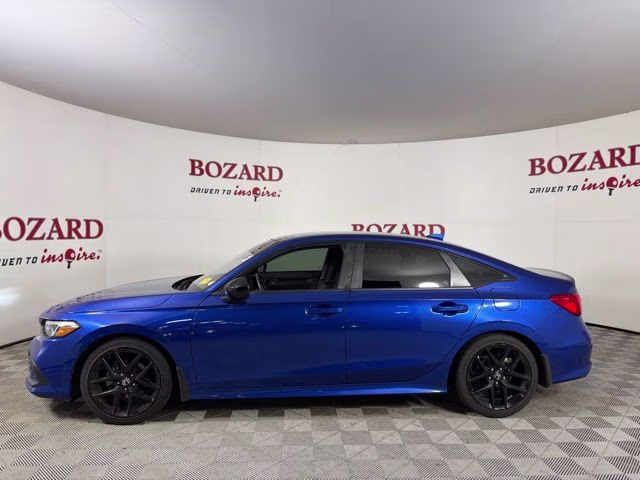 2022 Aegean Blue Metallic Honda Civic Sport FWD Sedan