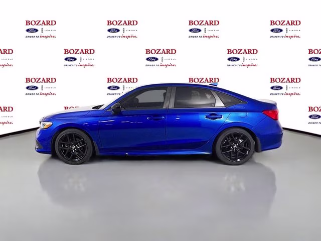2022 Aegean Blue Metallic Honda Civic Sport FWD Sedan