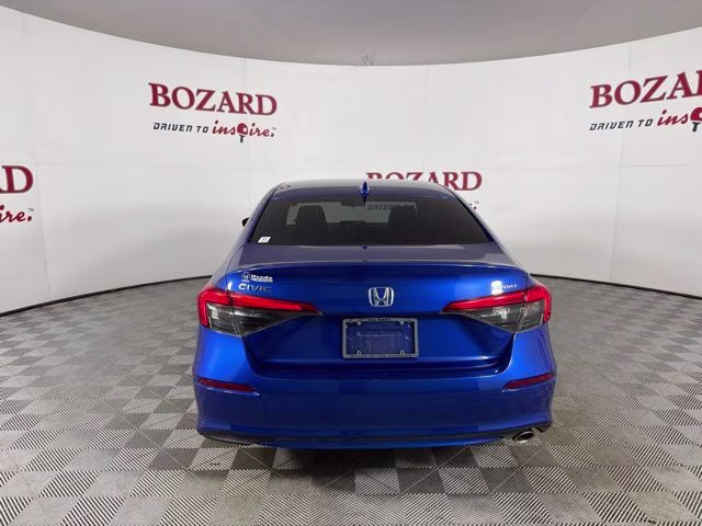 2022 Aegean Blue Metallic Honda Civic Sport FWD Sedan