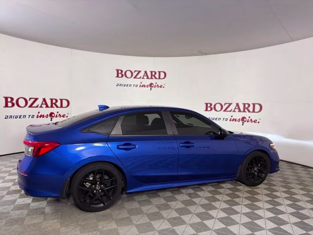 2022 Aegean Blue Metallic Honda Civic Sport FWD Sedan