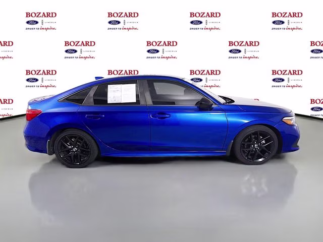 2022 Aegean Blue Metallic Honda Civic Sport FWD Sedan