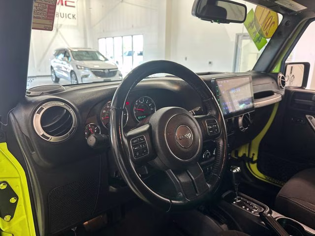 2017 Hypergreen Clearcoat Jeep Wrangler Sahara 4X4 SUV