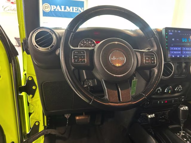 2017 Hypergreen Clearcoat Jeep Wrangler Sahara 4X4 SUV