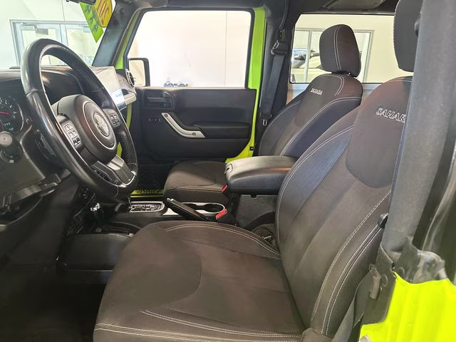 2017 Hypergreen Clearcoat Jeep Wrangler Sahara 4X4 SUV