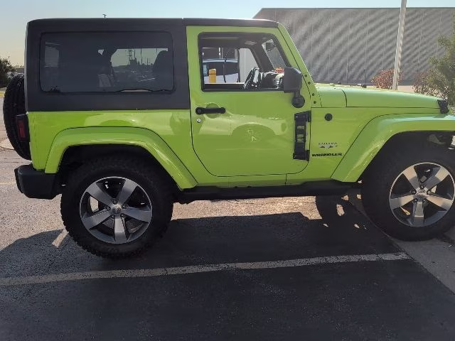 2017 Hypergreen Clearcoat Jeep Wrangler Sahara 4X4 SUV