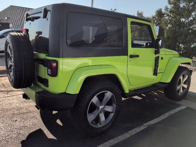 2017 Hypergreen Clearcoat Jeep Wrangler Sahara 4X4 SUV