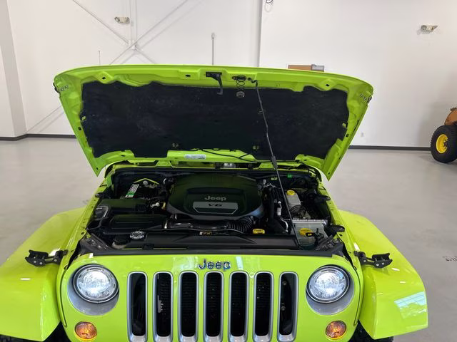 2017 Hypergreen Clearcoat Jeep Wrangler Sahara 4X4 SUV
