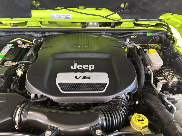 2017 Hypergreen Clearcoat Jeep Wrangler Sahara 4X4 SUV