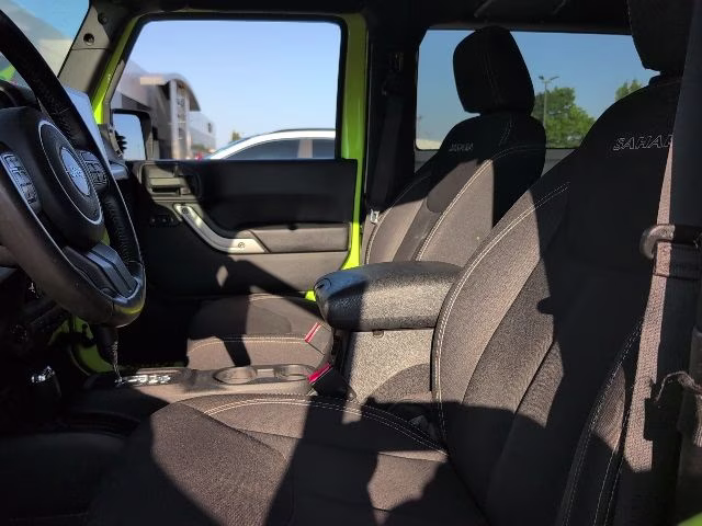 2017 Hypergreen Clearcoat Jeep Wrangler Sahara 4X4 SUV